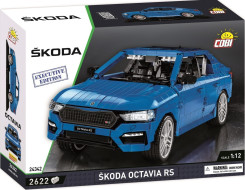 ŠKODA OCTAVIA IV RS SEDAN (2020) - STAVEBNICE COBI "Executive Edition" - 1:12 - 2622 kostek