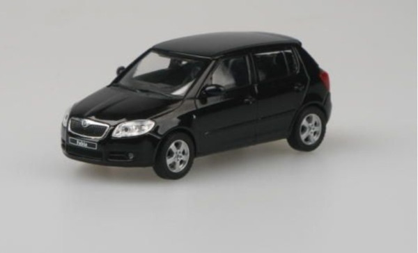 ŠKODA FABIA II HB (2006) - 1:43 - ABREX - Černá Magic Metalíza