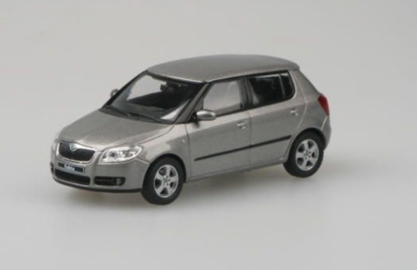 ŠKODA FABIA II HB (2006) - 1:43 - ABREX - Béžová Cappuccino Metalíza