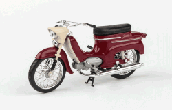 JAWA 50 PIONÝR typ 21 (1967) - 1:18 - ABREX - Tmavě Červená