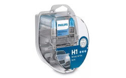 autožárovka PHILIPS H1 12V 55W P14,5s WhiteVision ultra - 2 ks