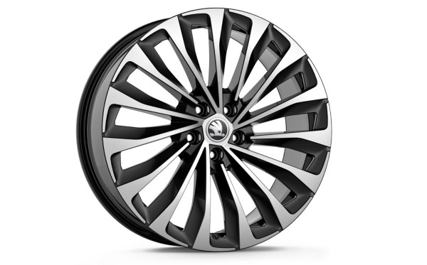 Škoda Enyaq iV-ALU kolo ASTERION 8,0Jx20“ ET 45 original - černá metalíza