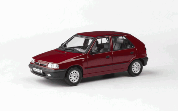 ŠKODA FELICIA (1994) - 1:43 - ABREX - Červená Romantická