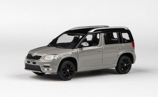 ŠKODA YETI facelift (2013) - 1:43 - ABREX - Šedá Steel Uni