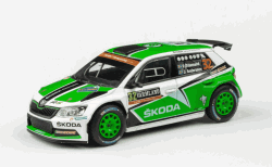 ŠKODA FABIA III R5 - 1:43 - ABREX - RALLY SWEDEN 2016 - No.32 TIDEMAND + ANDERSSON