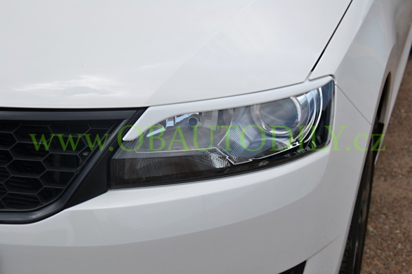 ŠKODA RAPID-ABS MRAČÍTKA AGRESSOR v originál Škoda barvě CANDY WHITE (F9E)