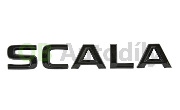 ŠKODA SCALA-ZADNÍ NÁPIS SCALA original - černý