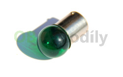 AUTOŽÁROVKA 12V 5W BA15s AUTOLAMP - zelená