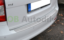 ŠKODA OCTAVIA II COMBI facelift-OCHRANNÝ KRYT ZADNÍHO NÁRAZNÍKU OMTEC (6608095T) - NEREZ BRUSHED