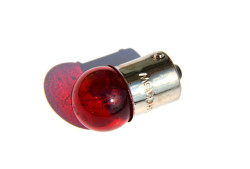 AUTOŽÁROVKA 12V 5W BA15s AUTOLAMP - červená