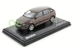 ŠKODA RAPID SPACEBACK (2013) - 1:43 - ABREX - Hnědá Topaz Metalíza