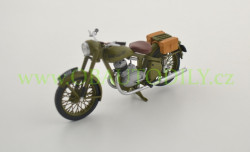 JAWA 250 PÉRÁK (1950) - 1:18 - ABREX - Army Green