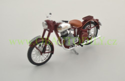 JAWA 250 PÉRÁK (1948) - 1:18 - ABREX - Dark Cherry Red