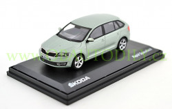 ŠKODA RAPID SPACEBACK (2013) - 1:43 - ABREX - Zelená Arctic Metalíza