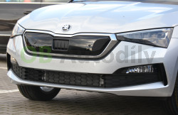Škoda Scala-Zimní clona přední masky - HEKO