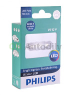 LED sufitka PHILIPS 12V SV8,5-8 10 x 38 mm ULTINON 6000K - 1 ks