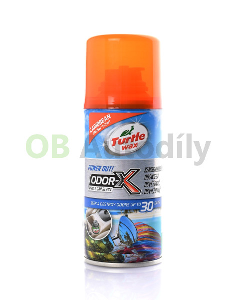 TURTLE WAX - ODSTRAŇOVAČ PACHU ODOR-X 100 ml - vůně KARIBIKU