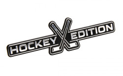 ŠKODA OCTAVIA III, IV-BOČNÍ NÁPIS HOCKEY EDITION original - levý