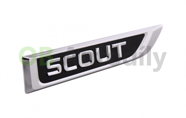 ŠKODA OCTAVIA IV COMBI-BOČNÍ NÁPIS SCOUT original - pravý