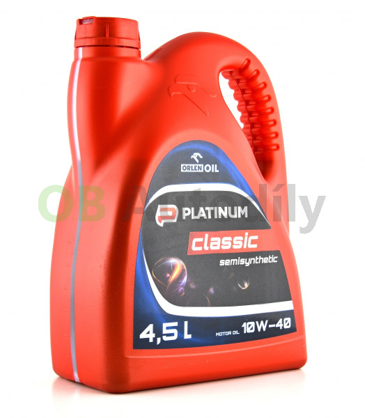 olej 10W-40 ORLEN OIL PLATINUM CLASSIC POLOSYNTETIKA - 4,5 litru