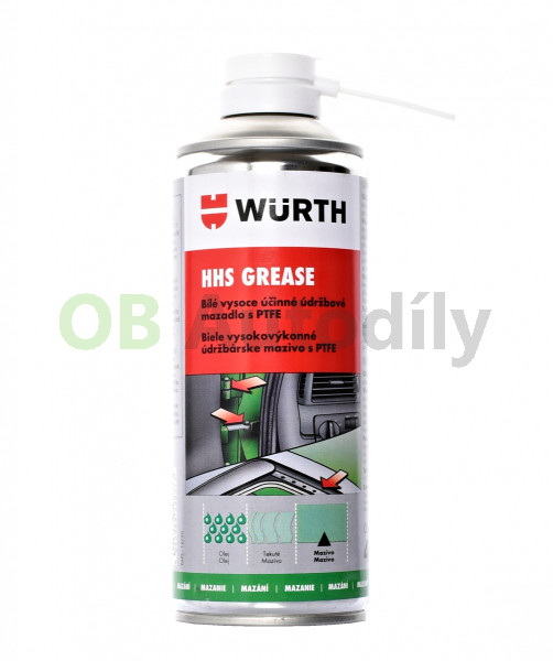 WÜRTH - SUCHÉ MAZADLO HHS® GREASE - 400 ml