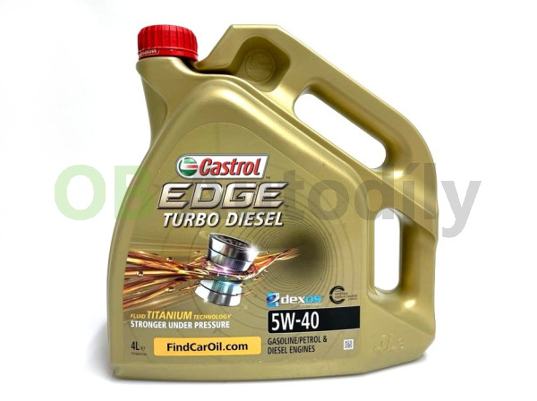 olej 5W-40 CASTROL EDGE TITANIUM FST TURBO DIESEL - 4 litry