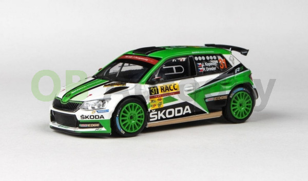 ŠKODA FABIA III R5 (2015) - 1:43 - ABREX - RallyRACC Catalunya - Costa Daurada 2017 No.31 Kopecký + Dresler