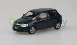 ŠKODA FABIA II HB (2006) - 1:43 - ABREX - Modrá Storm Metalíza