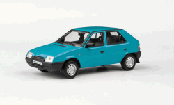 ŠKODA FAVORIT 136L (1988) - ABREX - 1:43 - Modrá Jadran