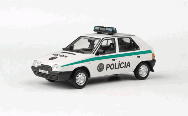 ŠKODA FAVORIT 136L (1988) - ABREX - 1:43 - POLÍCIA SLOVENSKÉ REPUBLIKY