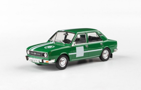 ŠKODA 105L (1977) - ABREX - 1:43 - Zelená Ostrá - NAROZENINOVÁ UŽOVKA