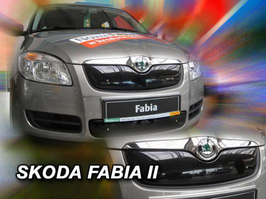 ŠKODA FABIA II, ROOMSTER-ZIMNÍ CLONA HEKO PŘEDNÍ MASKY - horní