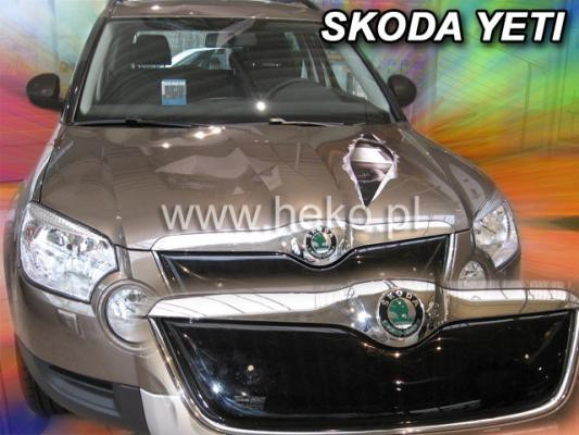 ŠKODA YETI-ZIMNÍ CLONA HEKO PŘEDNÍ MASKY - horní