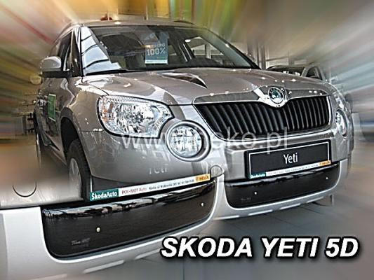 ŠKODA YETI-ZIMNÍ CLONA HEKO PŘEDNÍHO NÁRAZNÍKU - spodní