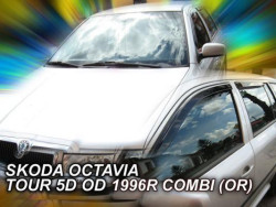 ŠKODA OCTAVIA COMBI-PLEXI OFUKY OKEN HEKO - PŘEDNÍ a ZADNÍ (4 ks)