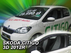 ŠKODA CITIGO-PLEXI OFUKY OKEN HEKO (3 dveře) - PŘEDNÍ (2 ks)