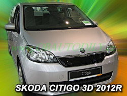 ŠKODA CITIGO-ZIMNÍ CLONA HEKO PŘEDNÍ MASKY - horní