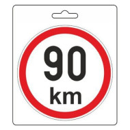 SAMOLEPKA omezená rychlost 90 km/h - průměr 11 cm