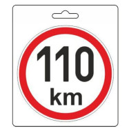 SAMOLEPKA omezená rychlost 110 km/h - průměr 11 cm