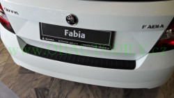 ŠKODA FABIA III HB-OCHRANNÝ KRYT ZADNÍHO NÁRAZNÍKU - černý