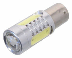 LED žárovka COMPASS 4 SMD 12V Ba15S s rezistorem CAN-BUS ready (1 ks) - bílá