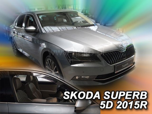 ŠKODA SUPERB III-PLEXI OFUKY OKEN HEKO - PŘEDNÍ (2 ks)