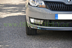 ŠKODA RAPID-PŘEDNÍ MLHOVKA H8 černá s LED svícením - pravá