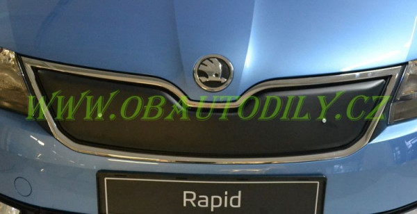 ŠKODA RAPID-ZIMNÍ CLONA PŘEDNÍ MASKY KI-R - horní