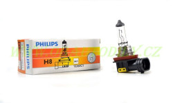 autožárovka PHILIPS H8 12V 35W PGJ19-1 - bílá