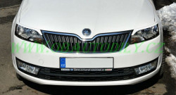 ŠKODA RAPID-PŘEDNÍ MRAČÍTKA z ABS PLASTU AGRESSOR - 2 ks