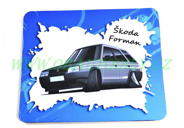 SUPER PODLOŽKA pod MYŠ - ŠKODA FORMAN karikatura