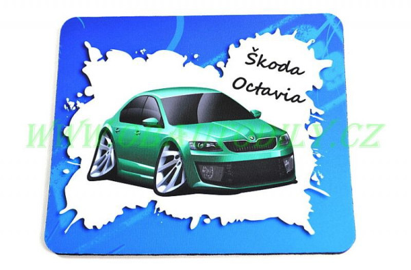 SUPER PODLOŽKA pod MYŠ - ŠKODA OCTAVIA III karikatura