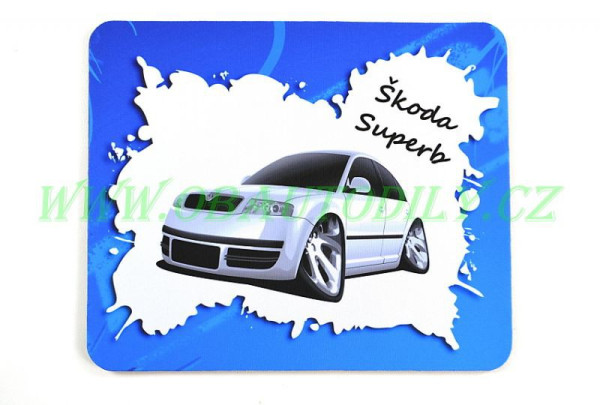 SUPER PODLOŽKA pod MYŠ - ŠKODA SUPERB karikatura