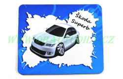 SUPER PODLOŽKA pod MYŠ - ŠKODA SUPERB II SEDAN karikatura